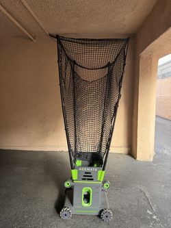 Acemate tennis robot + net, extra battery and charger