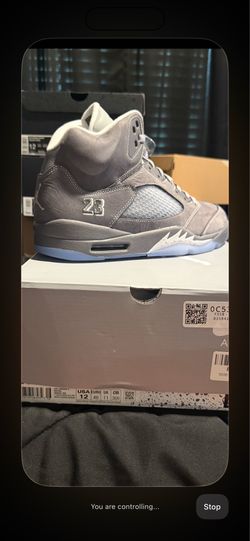 Jordan wolf grey 5,s