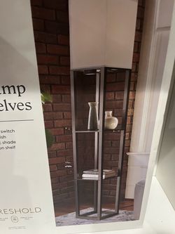 Threshold Floor Lamp with Shelves
