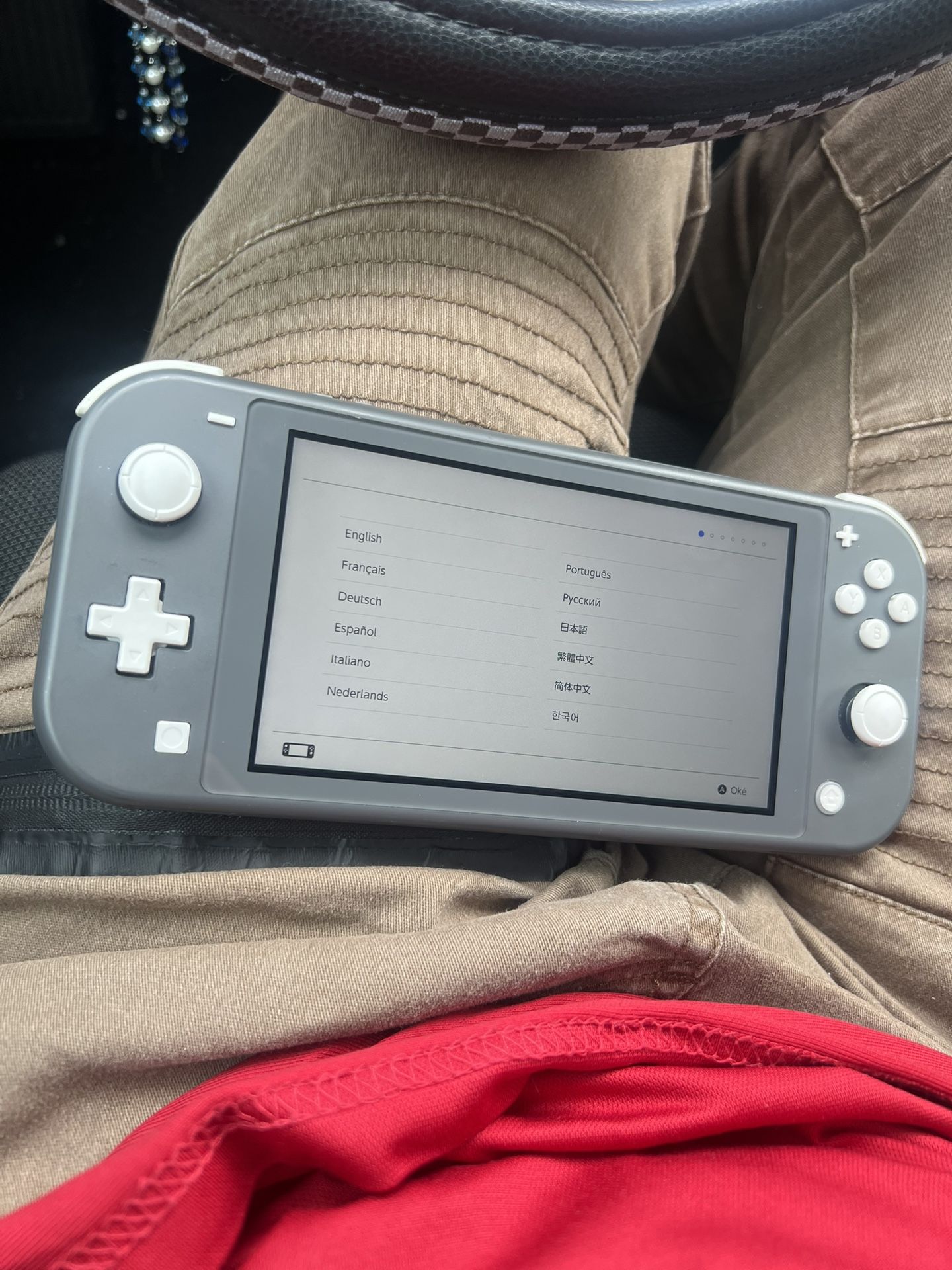 Grey Nintendo Switch Lite