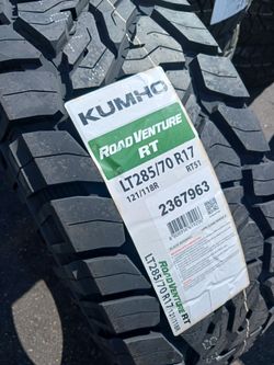 LT285 70 17  KUMHO ROAD VENTURE RT