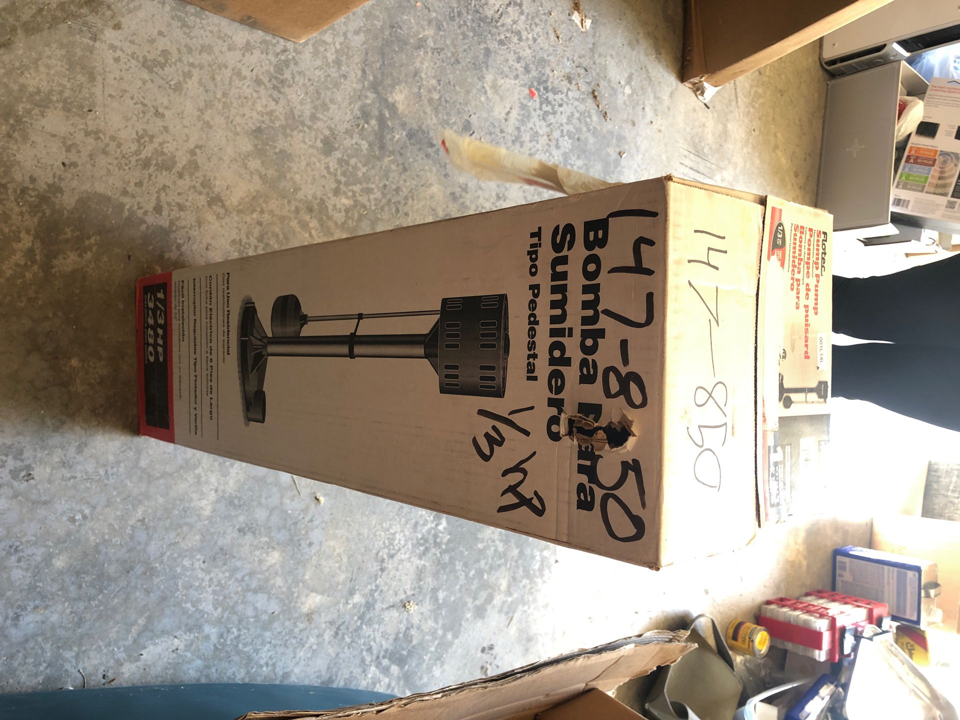 New flotec sump pump