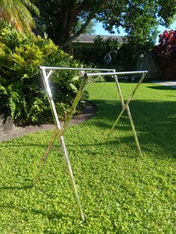 Folding Stainless Steel Clothes Rack