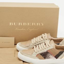 Burberry Rose Gold Sneakers