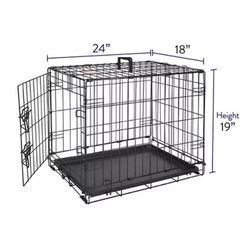Door Folding Wire Dog Crate