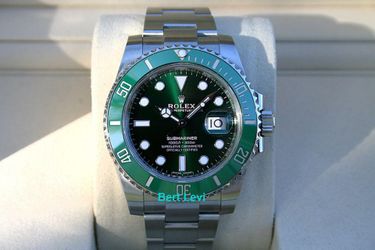 ROLEX 116610LV GREEN SUBMARINER WATCH HULK - T5762