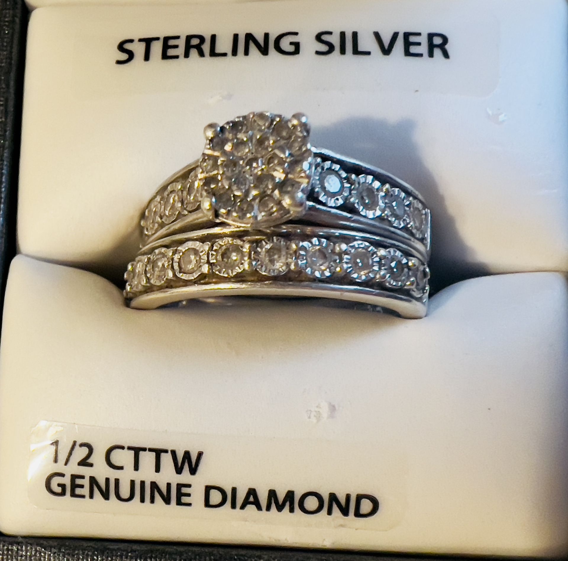 Forever Bride 1/2 cttw Diamond Wedsing Set