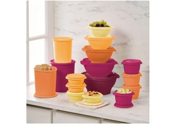 Tupperware Heritage Collection Food Storage Containers, Set of 32