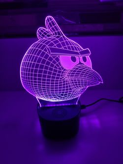 3D lamp with a Bluetooth speaker