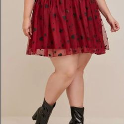Disney/Torrid Mickey & Stars Skater Skirt