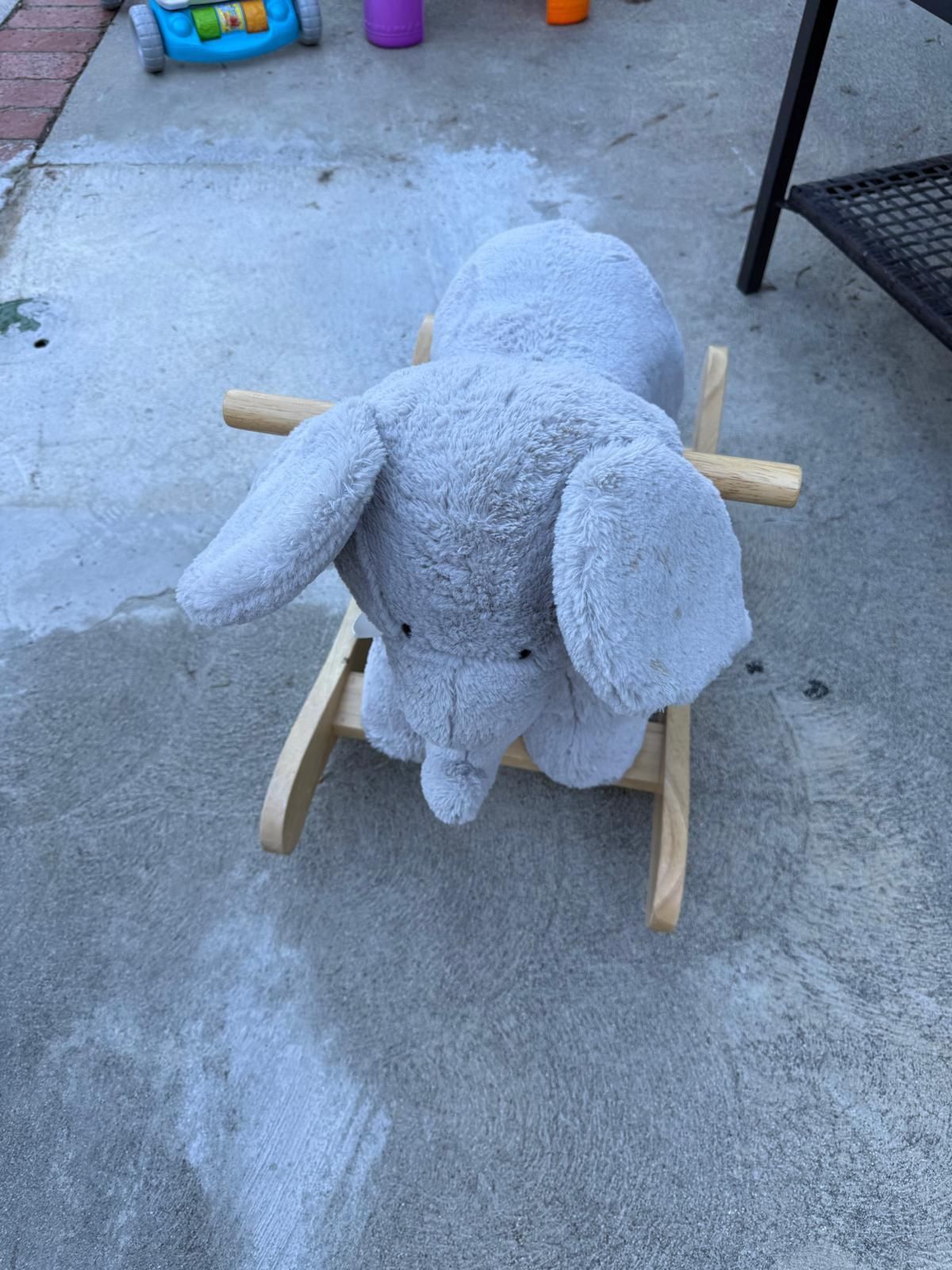 Plush Elephant Rocker Must Pick Up Today Or Tomorrow