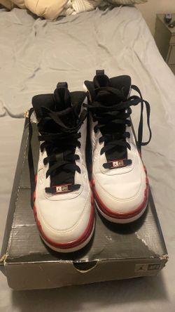 White and red Jordan’s