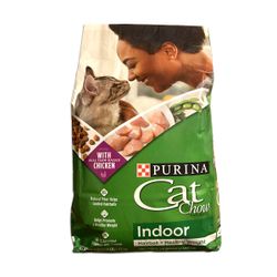 Purina Cat Chow Indoor Dry Cat Food Healthy Weight 3.15 Lbs