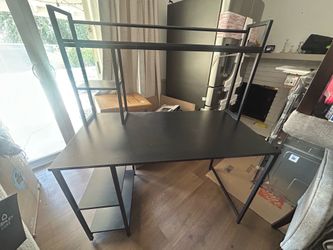 Black desk