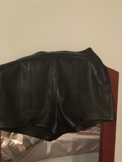 Black leather