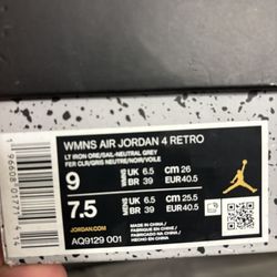 Jordan’s 4s 