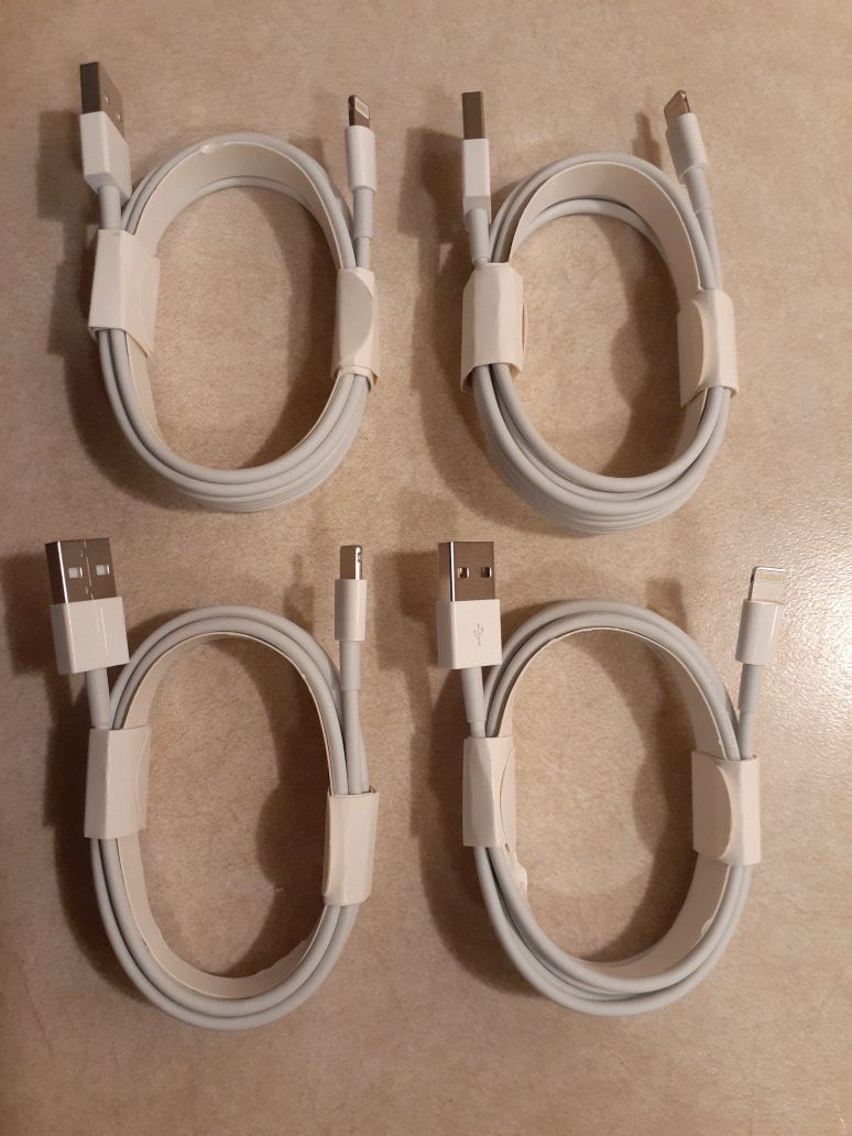 4 For $25 6FT iPhone Charging Cables Bundle