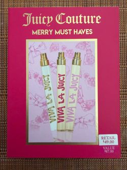 Juicy couture travel size 3pcs