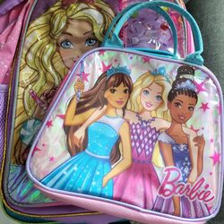 Barbie Backpack And Lunch Bag