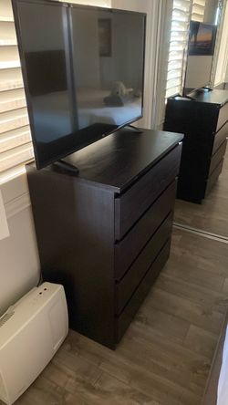 Dark Brown 4-Drawer Dresser
