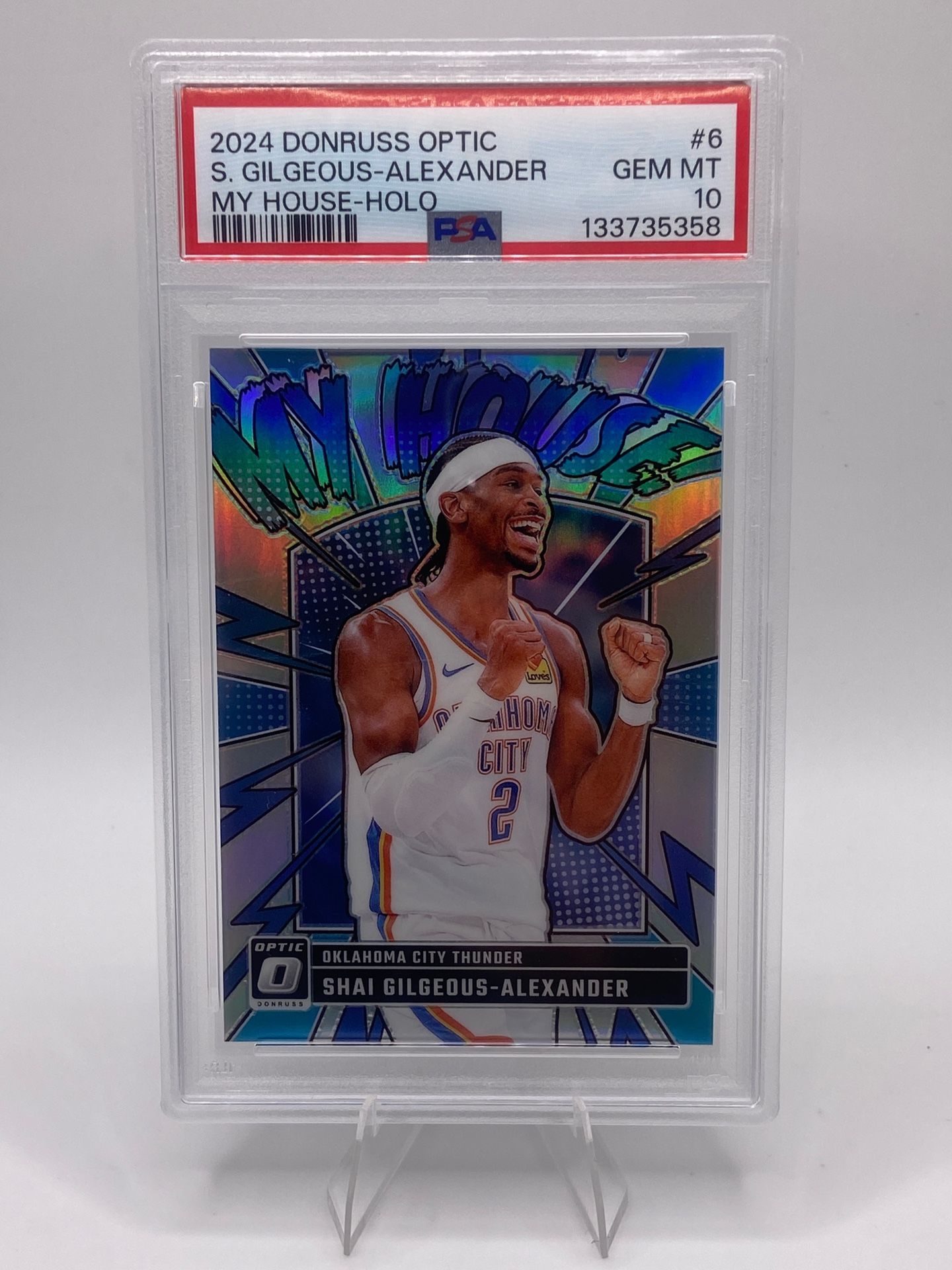 Shai Gilgeous-Alexander Optic Holo My House PSA 10 - $70