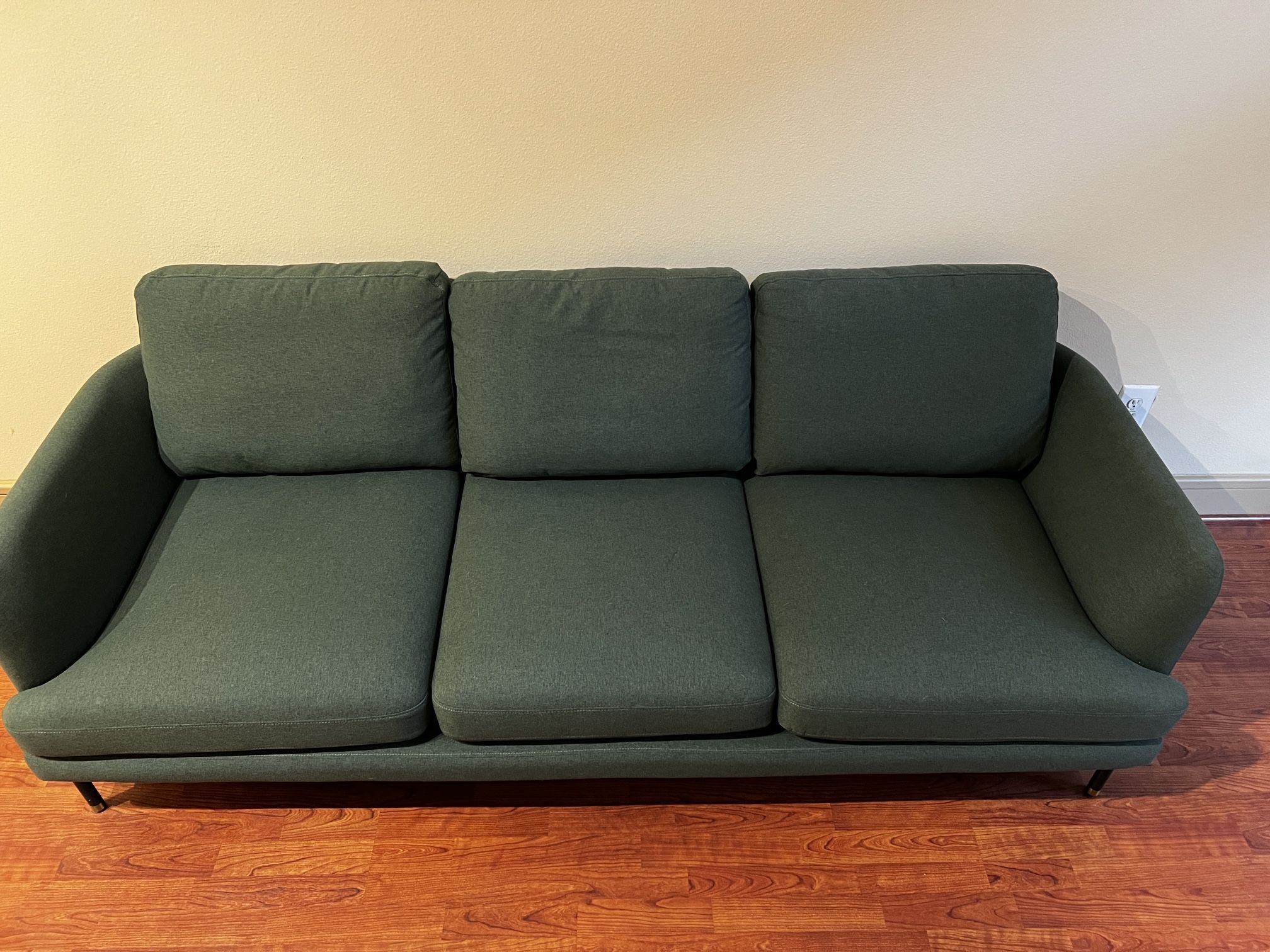 Forest Green 83” sofa