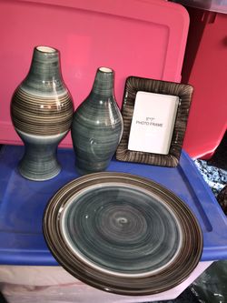 Vases And Charger