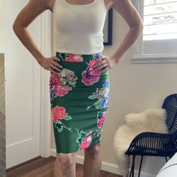 Kate Spade Pencil Floral Skirt