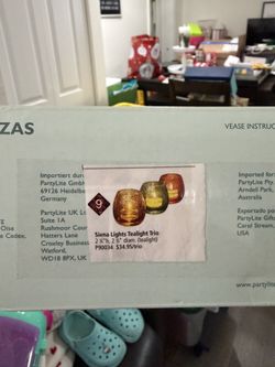 Sienna Tea Light Trio