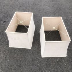 Two lamp shades