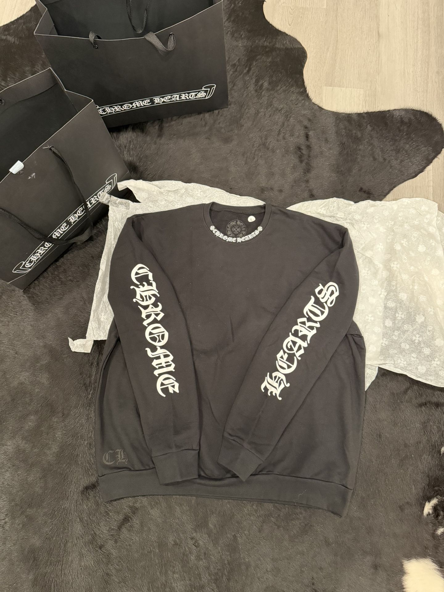 Chrome Hearts Neck Logo Sweatshirt