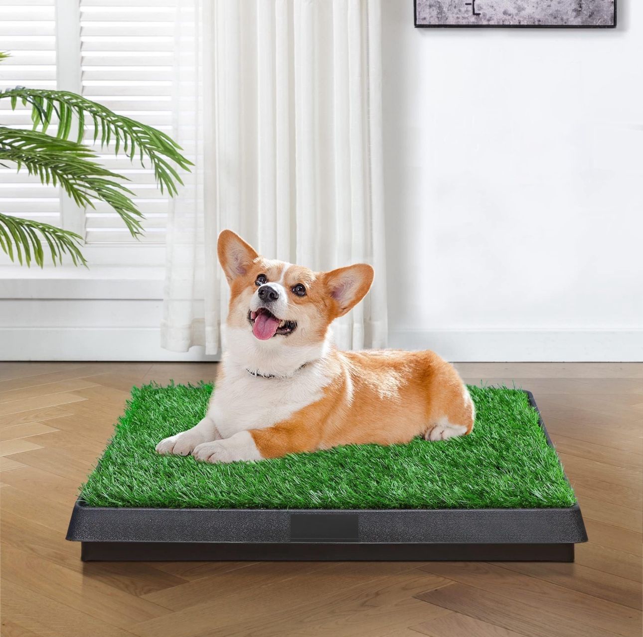 New Puppy dog training pad artificial turf Grass with tray