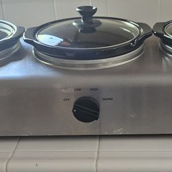 Bella Triple Slow Cooker Buffet & Serve