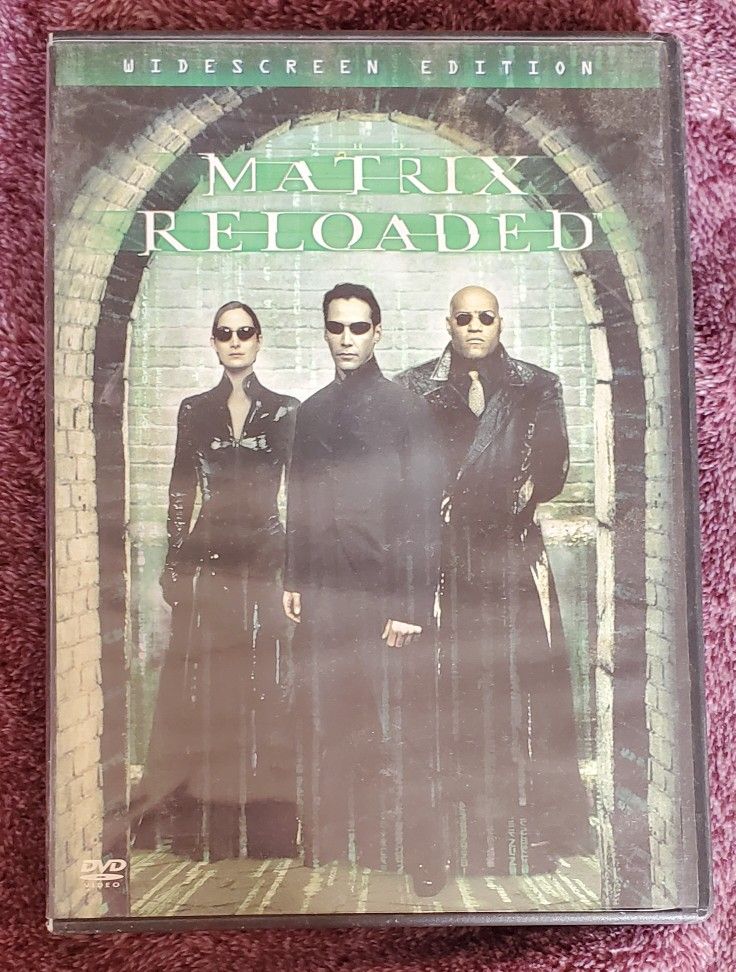 The Matrix Reloaded sience-fiction action film DVD movie Released in 2003 USA 138 minutes
The Matrix Reloaded is a 2003 scie
