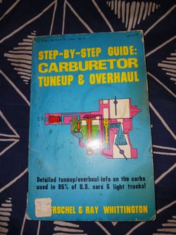 1975 step by step guide: Carburetor, tuneup, & overhaul book