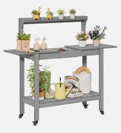 Outdoor Potting Bench w/ Removable Sink - PT104