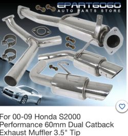 S2K catback brand new unopened