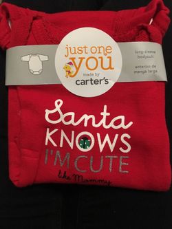 Cute newborn bodysuit $4. Brand new. Also available in 9 months and 6 months