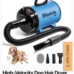 Professional pet hair dryer - Brand new Down from $165