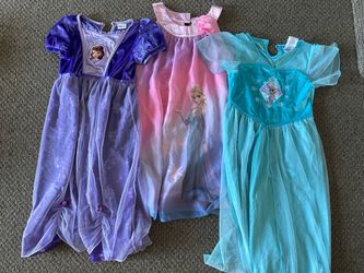 Girls Disney Gowns