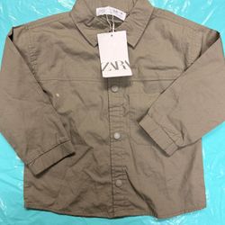 NWT Zara Boy Over Shirt 2-3 Years 