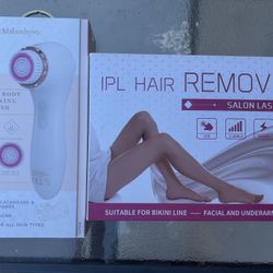 Hair Removal Laser AND Face & Body Cleaning Brush