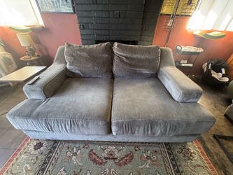 Gray 2 piece sofa set