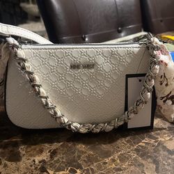 White mini Nine West handbag