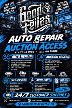 AUTO REPAIR AUCTION ACCESS DMV SERVICES AUTO BODY & COLLISION LOST TITLES & BONDED TITLES
