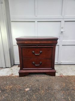 Cherry Wood Nightstand