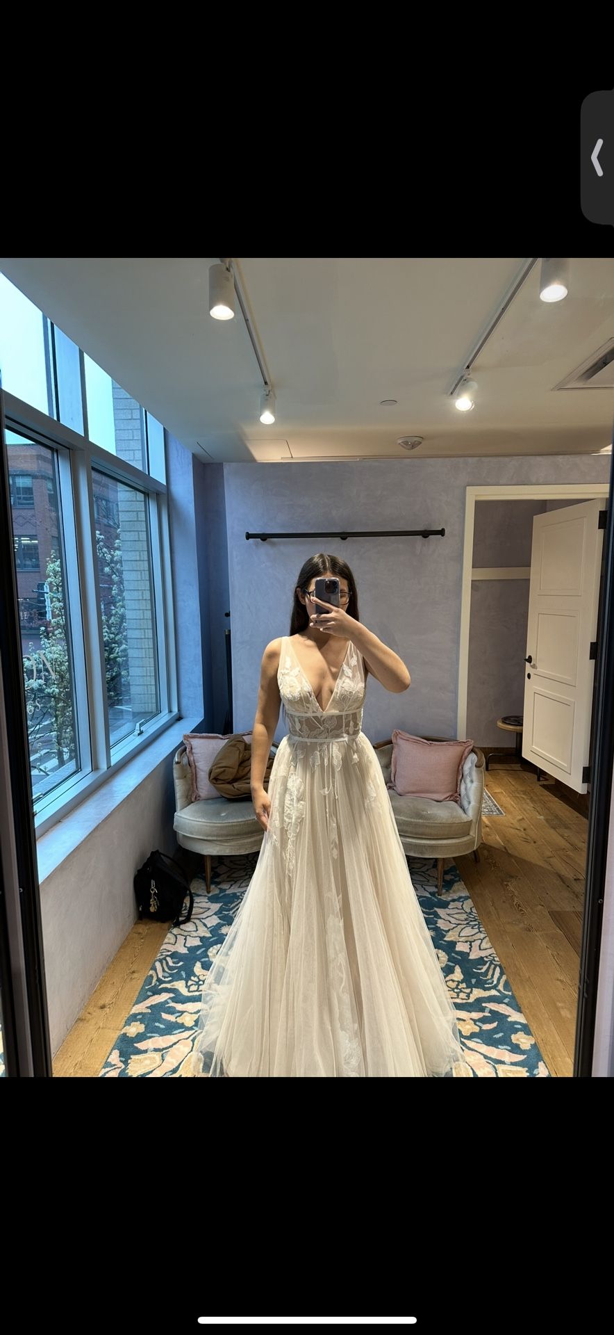 BHLDN Wedding Dress – Size 4 (Worn Once)