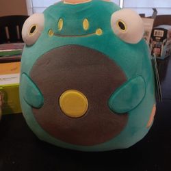 This is a Squishmallows Pokémon Bellibolt plush toy. 