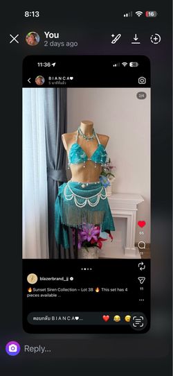 Festival two Piece skirt set