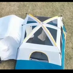 UNP SUV Tent for Camping, 6-Person SUV Tailgate Tent - Easy Set Up with Rainfly, 10'x9'x78in(H)... NEW CONDITION